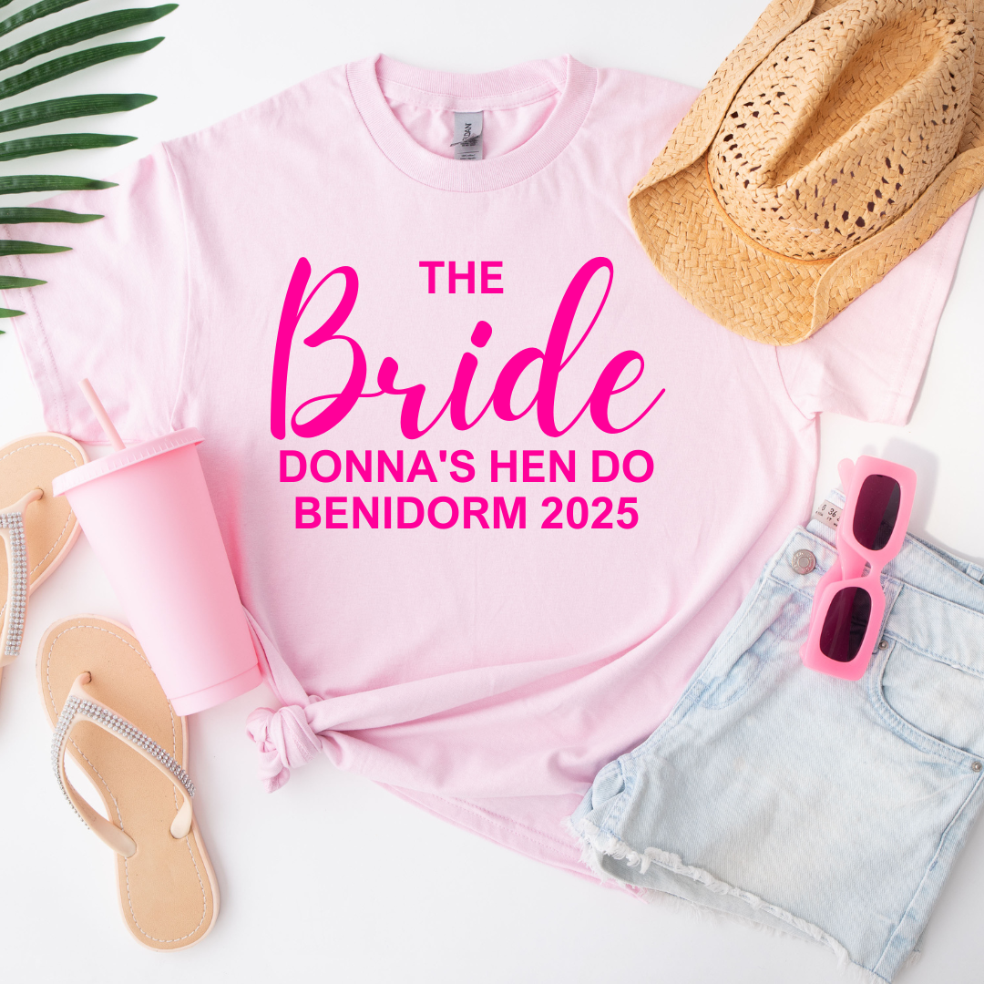 Classic Theme Hen Do Party T Shirts