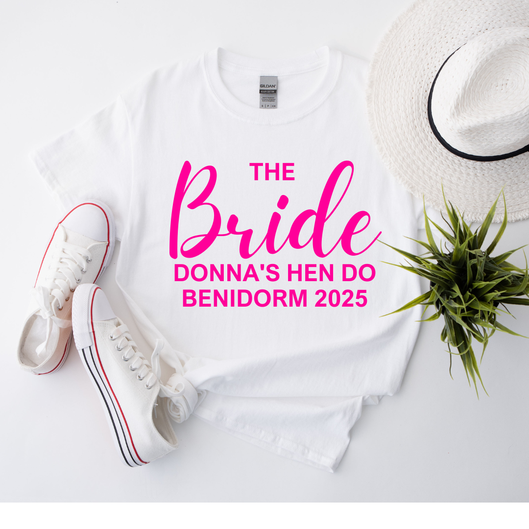 Classic Theme Hen Do Party T Shirts