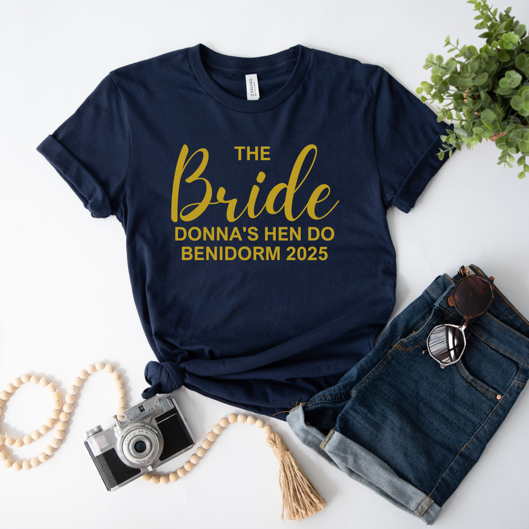 Classic Theme Hen Do Party T Shirts