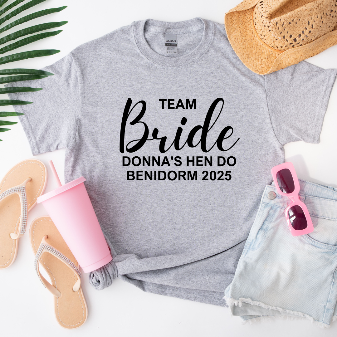 Classic Theme Hen Do Party T Shirts