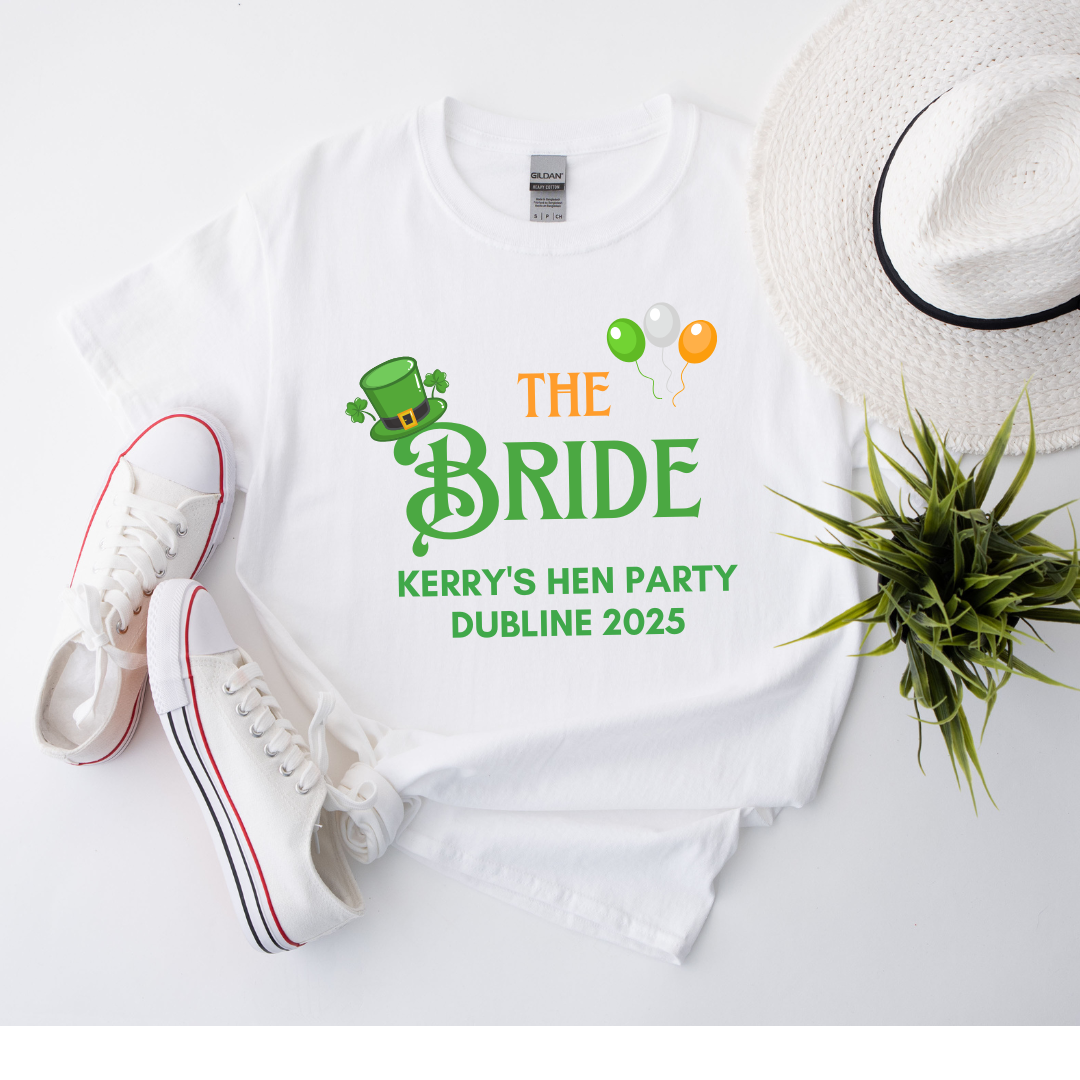 Irish Theme Hen Do Party T Shirts