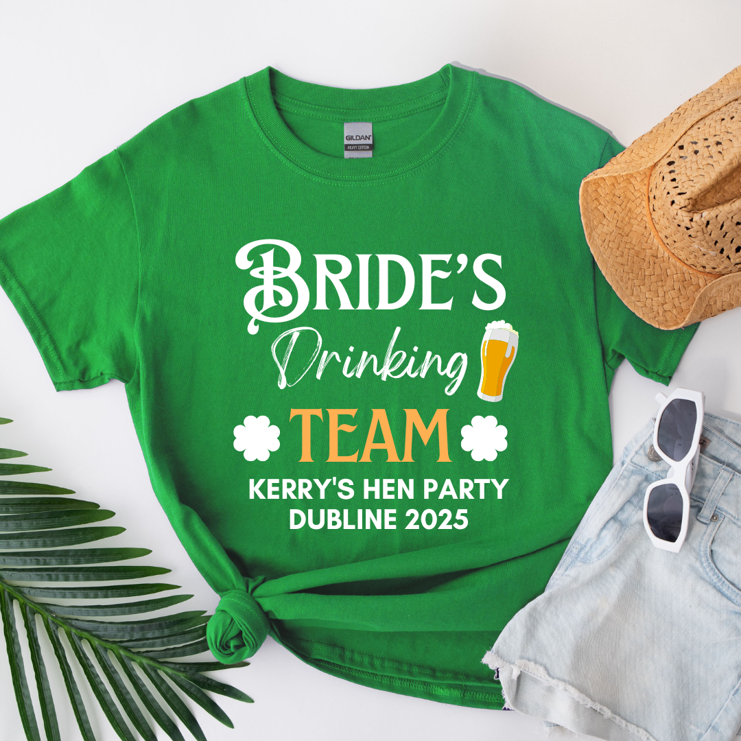Irish Theme Hen Do Party T Shirts