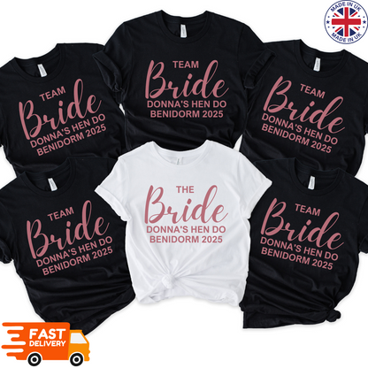 Classic Theme Hen Do Party T Shirts