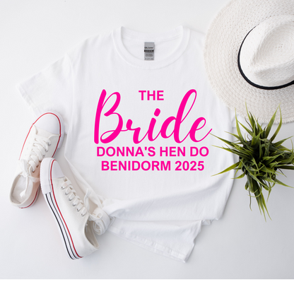 Classic Theme Hen Do Party T Shirts