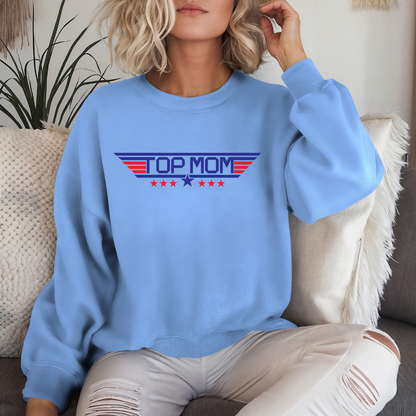 Top Gun Maverick Style Top Mom Sweatshirt