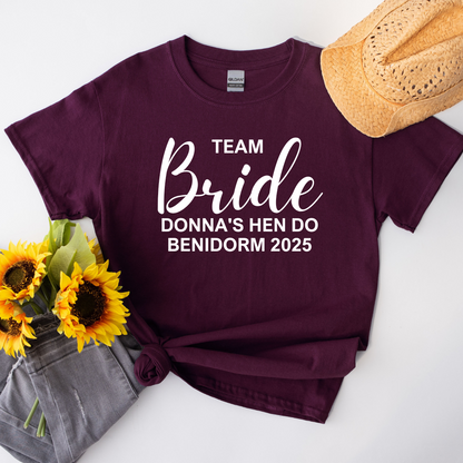 Classic Theme Hen Do Party T Shirts