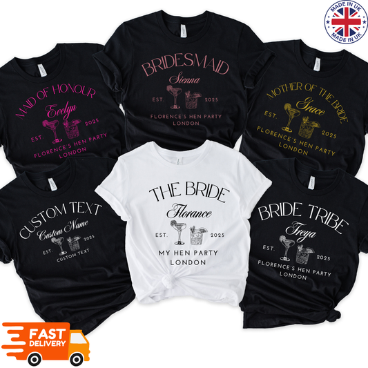 Social Club Them Hen Do Party T Shirts
