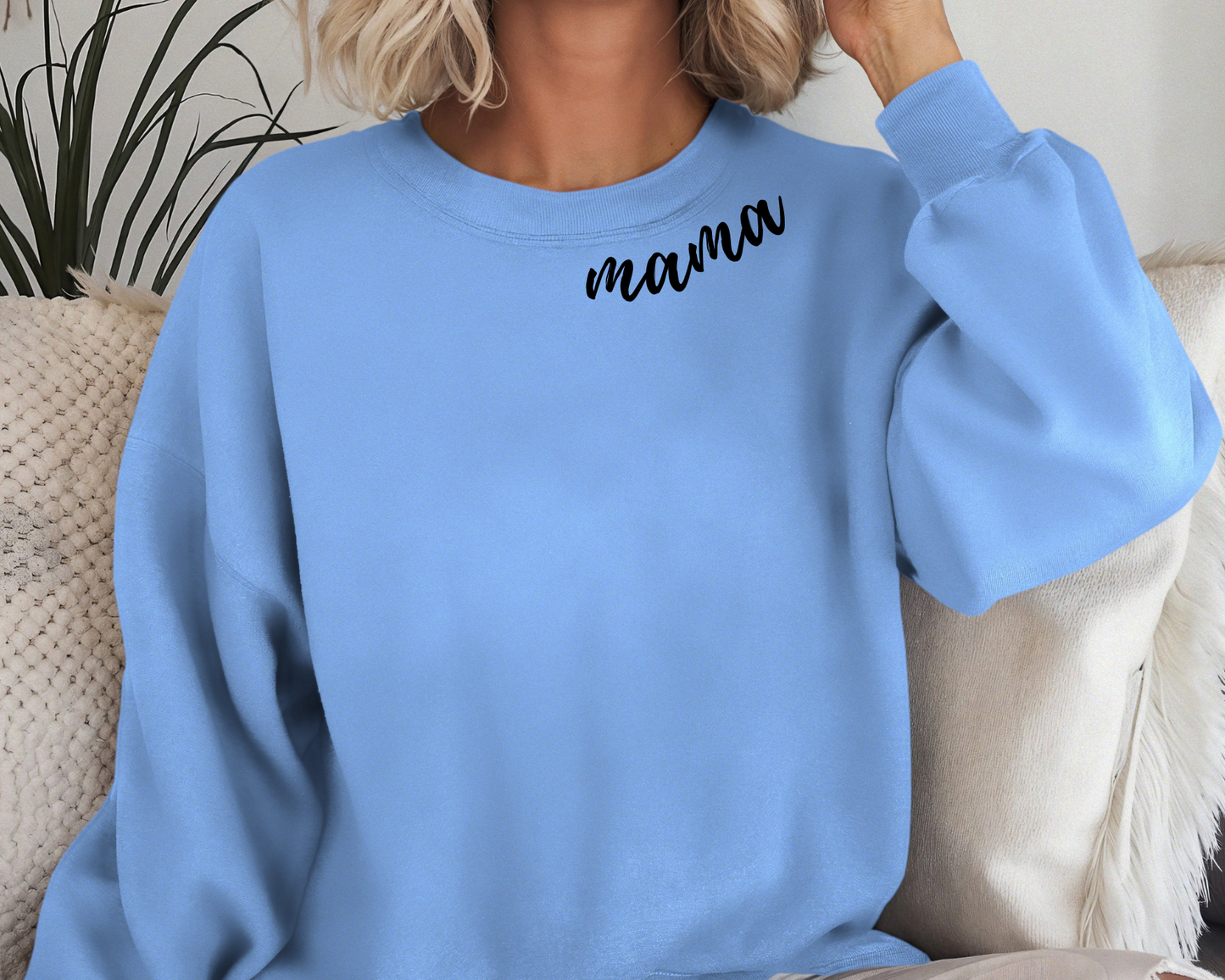 Custom Mama Sweatshirt with Kids Name